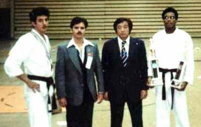 Master Gordon and Master Choi, with Wayne and myself when we won our respective regional championships in Portland, Or.